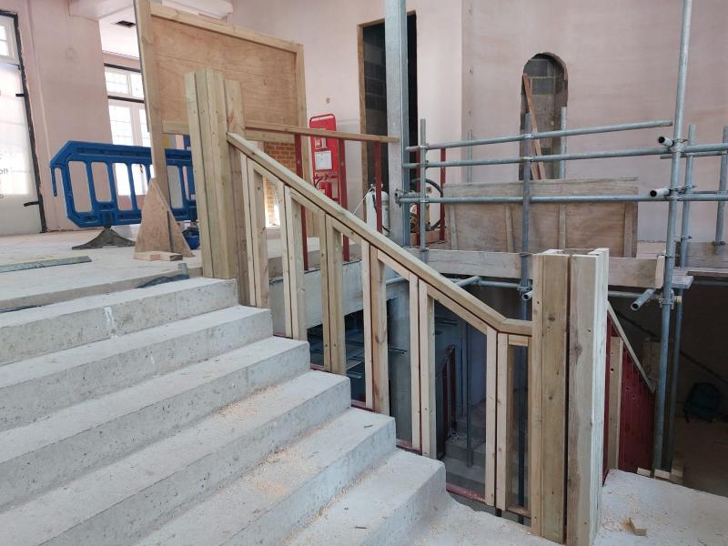 Luxury Spa bespoke staircase carpentry sub contractor