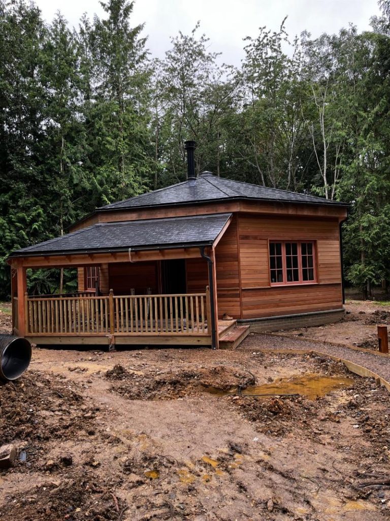 Luxury Wooden Lodge Construction